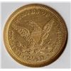 Image 2 : 1862 $2.50 GOLD