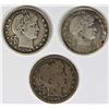 Image 1 : LOT OF 3 BARBER QUARTERS