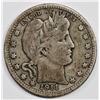 Image 1 : 1911-D BARBER QUARTER