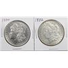 Image 1 : 1880 & 1882 MORGAN SILVER DOLLARS