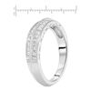 Image 2 : Platinum 0.53ctw Diamond Wedding Band