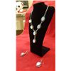 Image 2 : 257ctw Opalatite Necklace And Earring Set