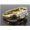 Image 4 : 14KT Yellow Gold 2.00ctw Diamond Ring