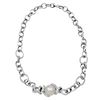 14KT White Gold 20.44ct Pearl and Diamond Necklace