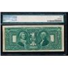 Image 2 : 1896 $1 Educational Silver Certificate PMG 30