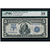 1899 $5 Chief Silver Certificate PMG 58