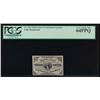 Image 1 : 3 Cent Fractional Currency Note PCGS 64PPQ