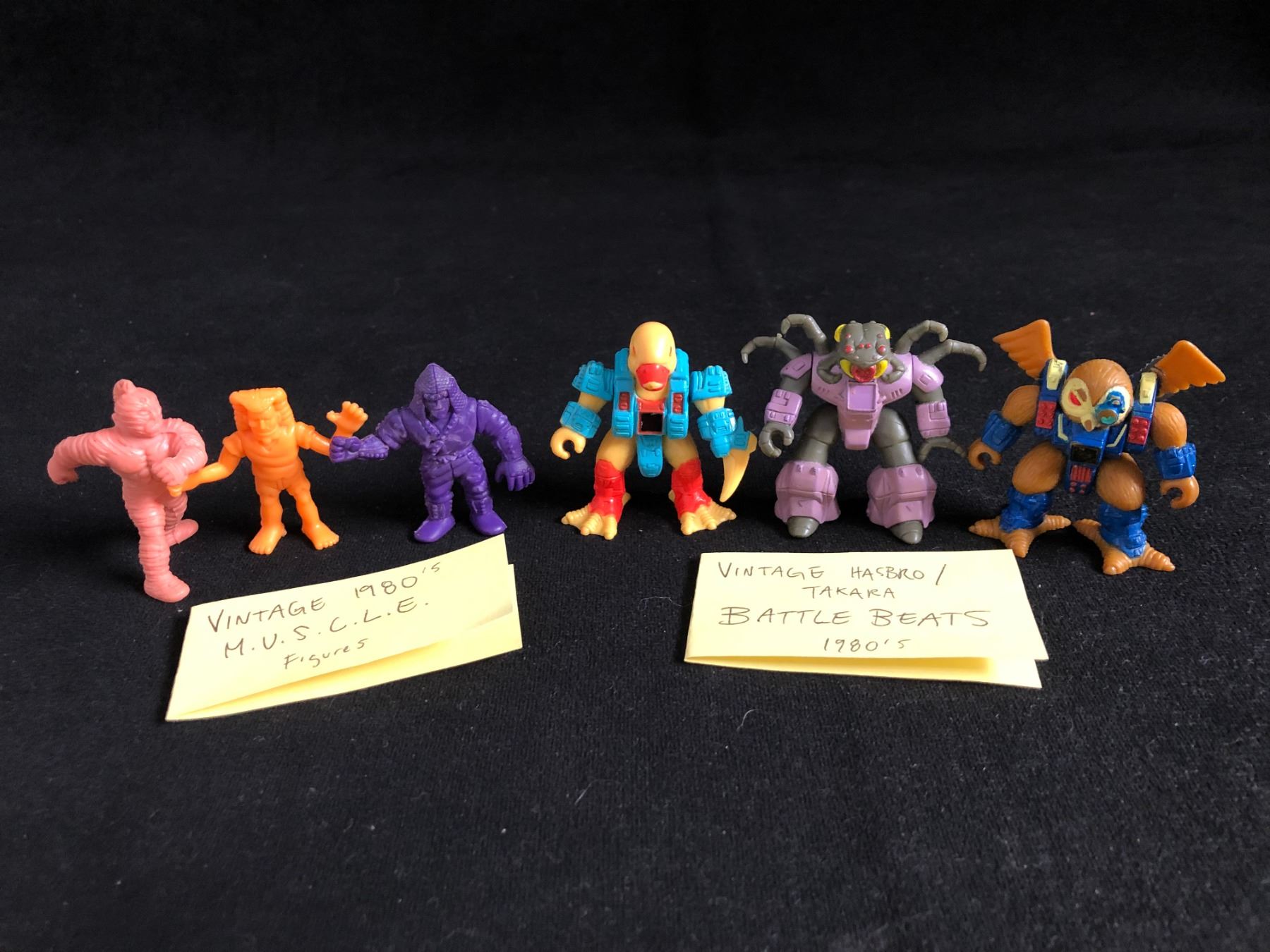 VINTAGE 1980'S M.U.S.C.L.E FIGURES LOT