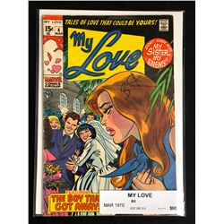 MY LOVE #4 (MARVEL COMICS) 1970