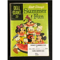 DISNEY SUMMER FUN #2 (DELL GIANT) 1959