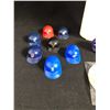 Image 2 : MINI BASEBALL & FOOTBALL HELMETS LOT