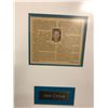 Image 2 : JOHNNY UNITAS ART PRINT FRAMED DISPLAY