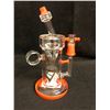 Image 1 : EVOLUTION THUNDER 8" RED GLASS BONG W/ BOWL