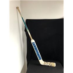 EDDIE LACK SIGNED GAME USED HOCKEY STICK