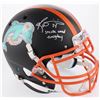 Image 1 : Ricky Williams Signed Miami Dolphins Black On-Field Helmet Inscribed "Smoke Weed Everyday" (JSA COA)