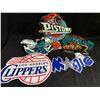 Image 1 : LARGE NBA BASKETBALL JACKET CRESTS LOT