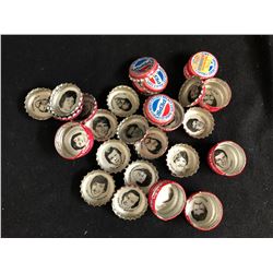 VINTAGE NHL HOCKEY PEPSI BOTTLE CAPS LOT