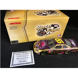 DALE EARNHARDT JR. SIGNED 24KT GOLD TACO BELL 1:24 SCALE DIE CAST STOCK CAR W/ COA