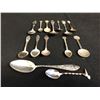 Image 2 : COLLECTIBLE VINTAGE SILVER SPOONS LOT