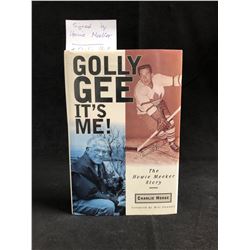 HOWIE MEEKER SIGNED "GOLLY GEE IT'S ME" BOOK