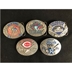 SISKIYOU LIMITED EDITION BELT BUCKLES LOT (MLB BASEBALL TEAMS)