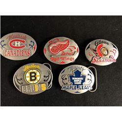 SISKIYOU LIMITED EDITION BELT BUCKLES LOT (NHL HOCKEY TEAMS)
