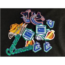 VANCOUVER CANUCKS EMBROIDERED PATCHES LOT