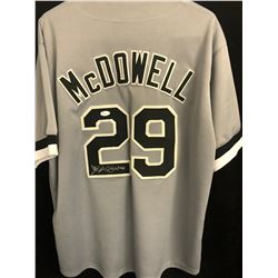 JACK McDOWELL SIGNED WHITE SOX JERSEY (JSA COA)
