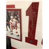 Image 2 : Steve Yzerman Signed Red Wings 35x43 Custom Framed Jersey (JSA COA & Yzerman Hologram)