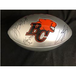 BC LIONS MULTI SIGNED FOOTBALL (GEROY SIMON...)