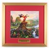 Image 1 : Thomas Kinkade Walt Disney's "The Sorcerer's Apprentice" 17.5x18 Custom Framed Print