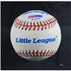 Image 2 : HANK AARON SIGNED LITTLE LEAGUE BASEBALL (PSA COA)