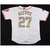 Image 1 : Jose Altuve Signed Houston Astros Jersey with 2017 World Series Champions Patch (PSA COA)