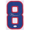 Image 2 : ANDRE DAWSON SIGNED CUBS STATS JERSEY (JSA COA)