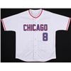 Image 3 : ANDRE DAWSON SIGNED CUBS STATS JERSEY (JSA COA)