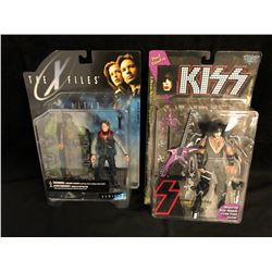 ACTION FIGURE LOT (X-FILES/ KISS)
