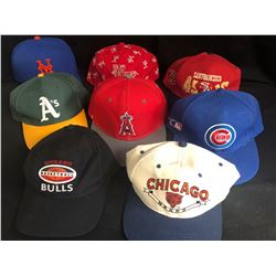 BALL CAP LOT (VARIOUS TEAMS)