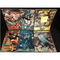 VINTAGE CFL FOOTBALL PROGRAMS LOT