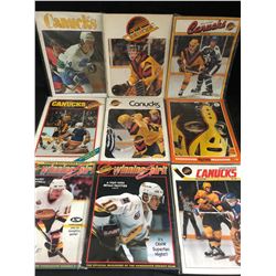 VINTAGE VANCOUVER CANUCKS HOCKEY MAGAZINE LOT