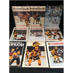 VINTAGE VANCOUVER CANUCKS HOCKEY MAGAZINE LOT