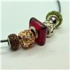 Image 1 : Sterling Silver 5 Different Beads, Suggested Retail Value $200 (Estimated Selling Price from $30 to 