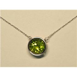 14K Peridot Necklace. Retail $250