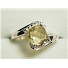 Image 1 : Sterling Silver Lemon Quartz Ring(5.79g). Approx. Retail $250 (Estimated Selling Price From $36 up t