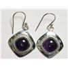 Image 2 : Sterling Silver Amethyst Earrings(6.44g). Approx. Retail $250 (Estimated Selling Price From $36 up t