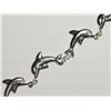 Image 1 : Sterling Silver Fish Shaped Bracelet(6.26g). Approx. Retail $120