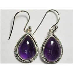 Sterling Silver Amethyst Earrings(5.99g). Approx. Retail $250 (Estimated Selling Price From $36 up t