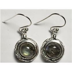 Sterling Silver Labradorite Earrings(4.39g). Approx. Retail $160