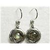Image 3 : Sterling Silver Labradorite Earrings(4.39g). Approx. Retail $160