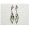 Image 1 : Sterling Silver CZ Earrings(4.43g). Approx. Retail $160