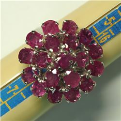 Sterling Silver Ruby Ring (7.42g) Retail $370